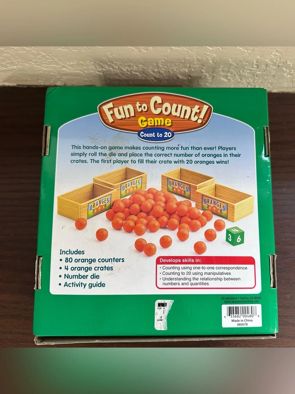 Lakeshore Fun to Count! Game - Orange Counters